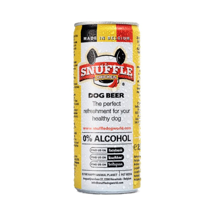 BIÈRE POUR CHIENS MÉLANGE CANETTE 250 ML SNUFFL