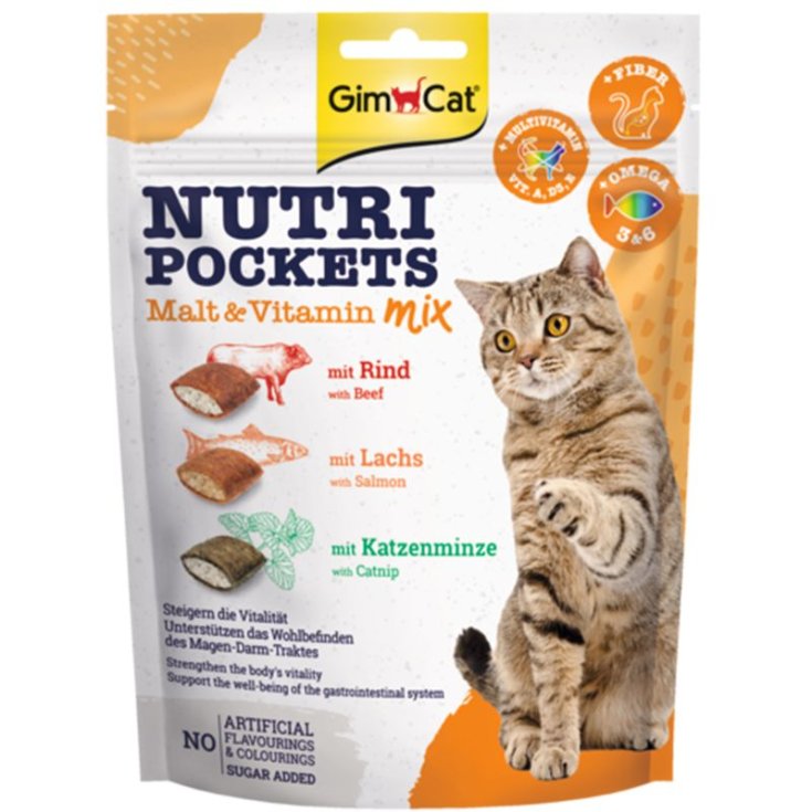 GIMCAT NUTRI POCHES MÉLANGE DE MER 150 GR
