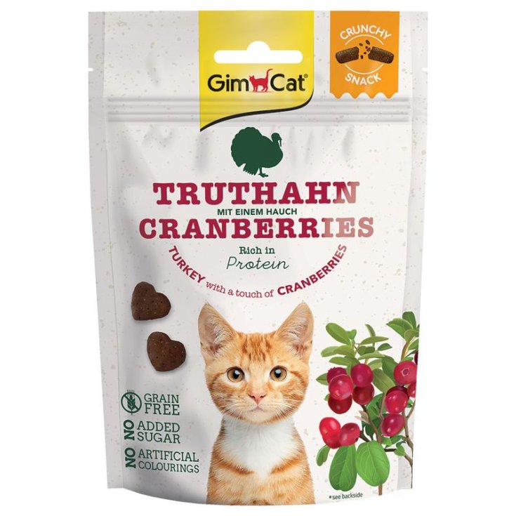 GIMCAT SAUMON CROQUANT AUX FRAMBOISES 50G