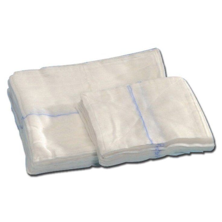 GAZE LAPAROTOMIQUE 40X40CM 4COUCHES 100PCS