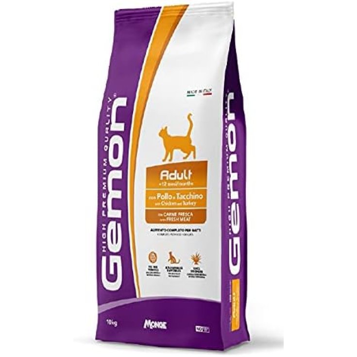 GEMON CAT ADULTE POULET ET DINDE 7 KG