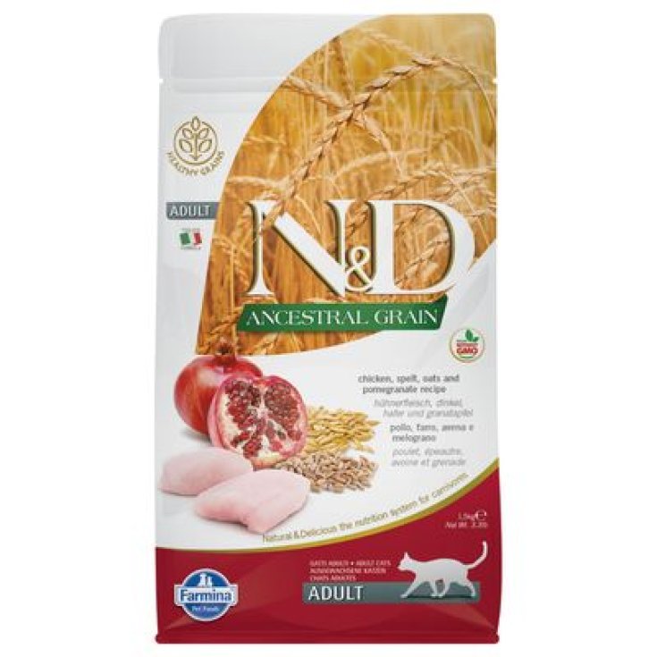 N&D SPIR HERR CHAT ADULTE 1,5KG
