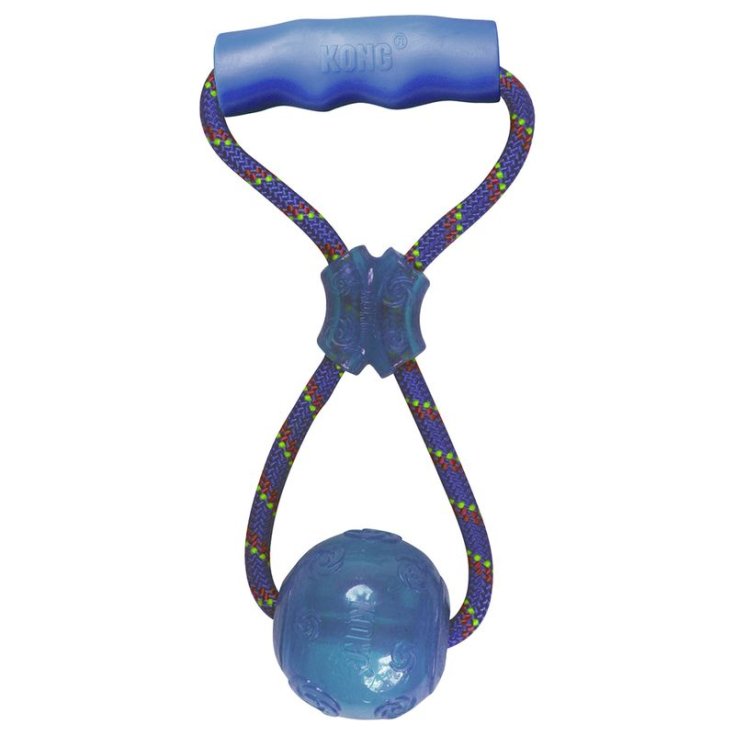 KONG SQUEEZZ BALLE MANCHE MOYEN