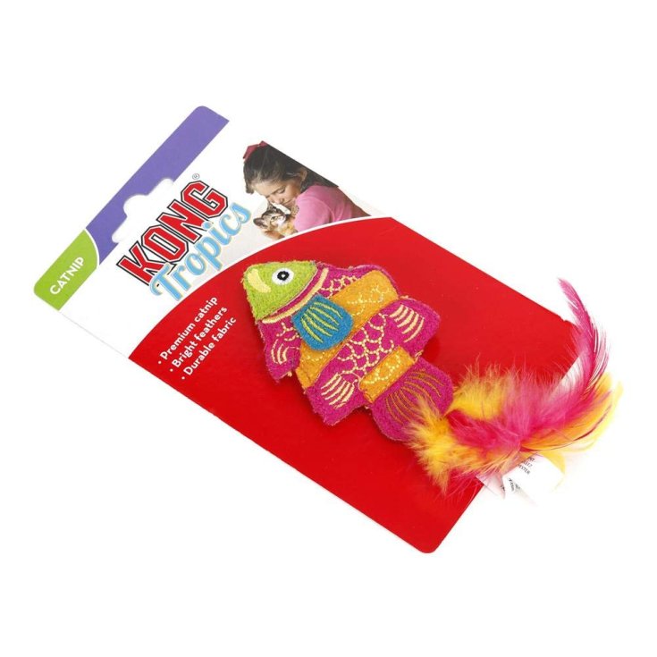 JOUET POISSON KONG TROPIC ROSE