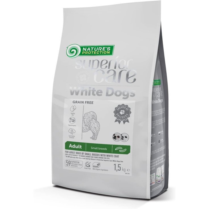 NPSC CHIEN BLANC GF INSECTES AD PETIT 1,5 KG