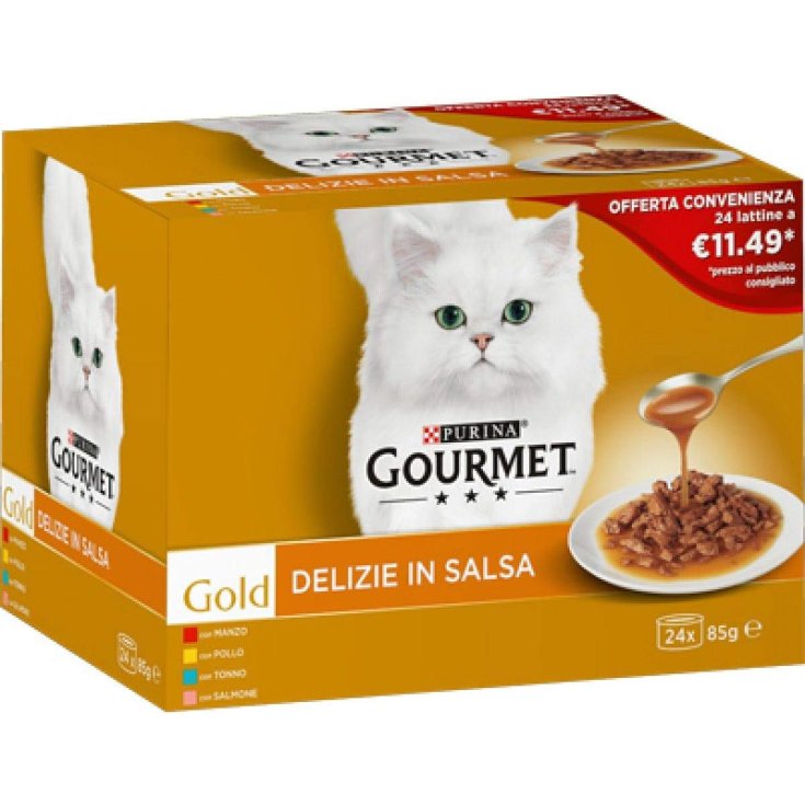 DÉLICES GOURMANDS D'OR EN SAUCE 24X85GR