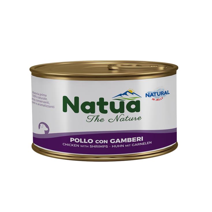 NATUA DOG JELLY CREVETTES DE POULET 150G