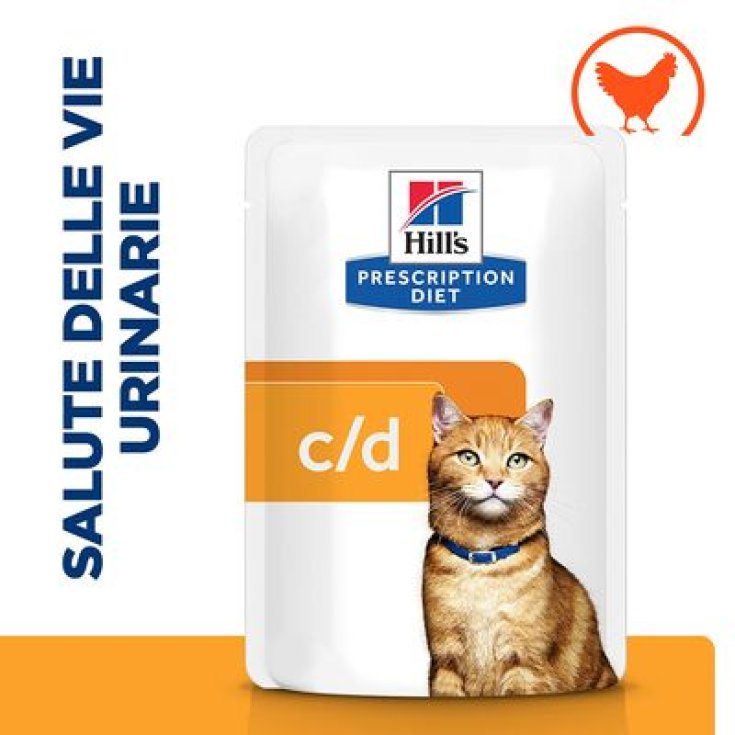 PD FELINE C/D POCHES 4 12X85G
