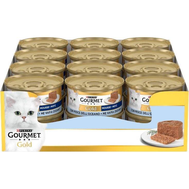 GOURMET GOLD CIG OCÉAN POISSON 85GR