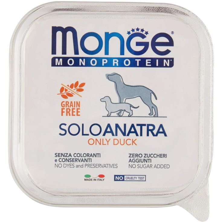 MONGE CHIEN VÉTÉRINAIRE HYPO CANARD 400GR