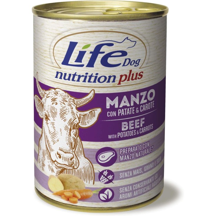 LIFE DOG 400GR POMMES DE TERRE AU BOEUF