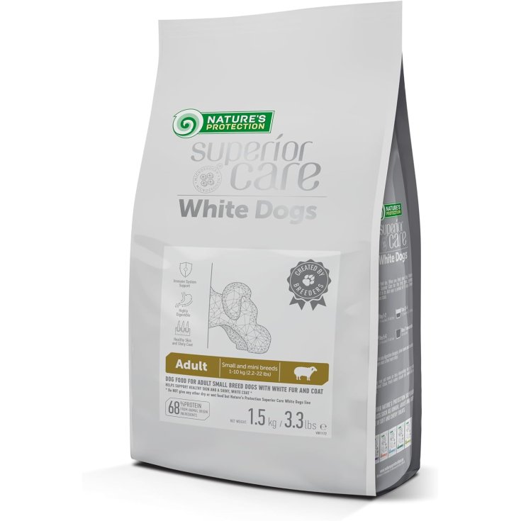 NP SC CHIEN BLANC GF POISSON J/PETIT 1.5KG