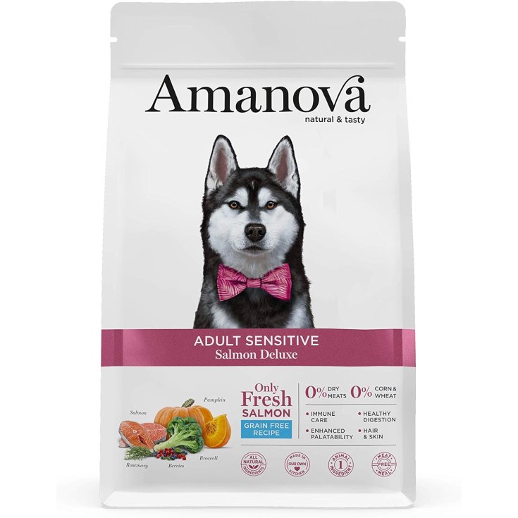 AMANOVA WET DOG POUCH TASTY SAUMON & YOU
