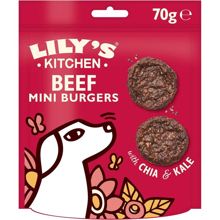 LK SNACKS CHIEN MINI BURGERS BOEUF 70G