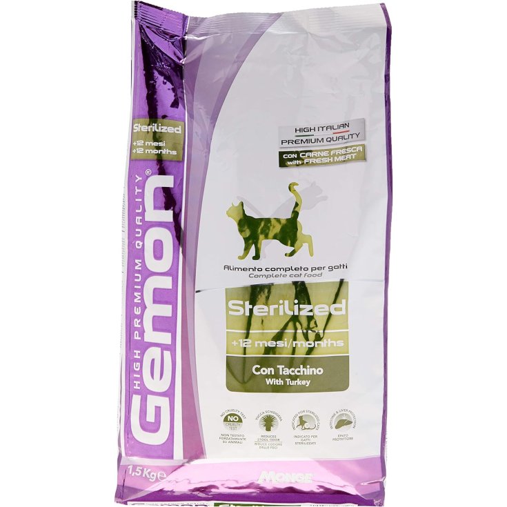 GEMON CAT THON ET SAUMON STÉRILISÉS 7 KG