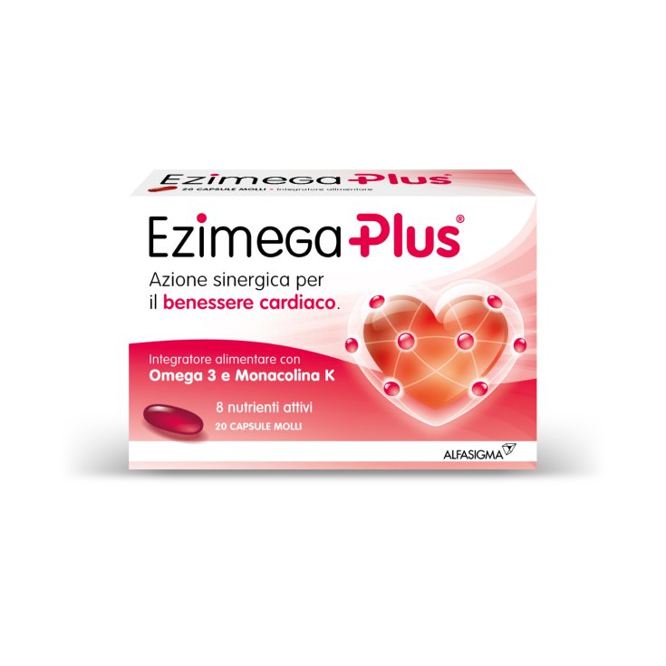 Ezimega Plus Alfasigma 20 Capsules Molles