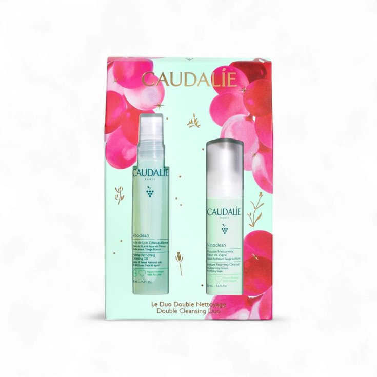 Caudalie Vinoclean Duo Olio Struccante e Mousse Detergente