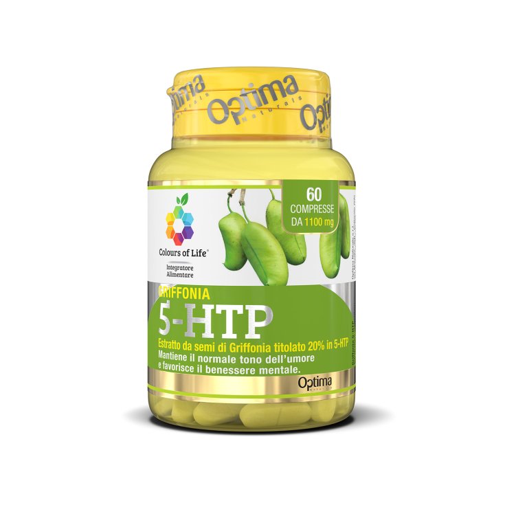 Griffonia 5-HTP Colors Of Life® Optima Naturals 60 Comprimés