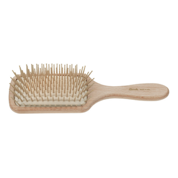 BROSSE RECTUEUSE EN BOIS NATURALIA