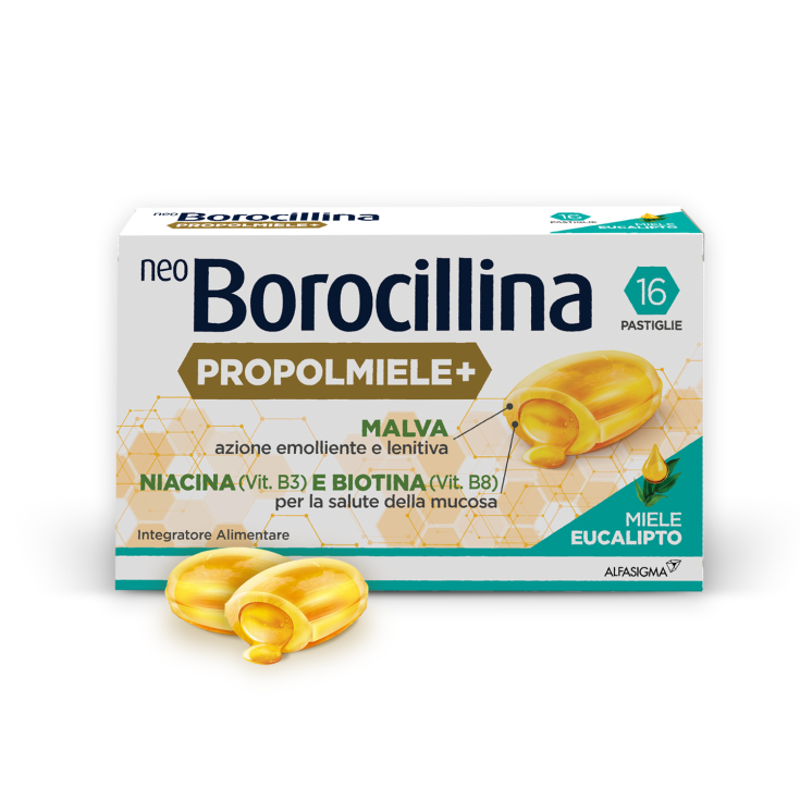 neoBorocillin PROPOLMIELE + MIEL D'EUCALYPTUS