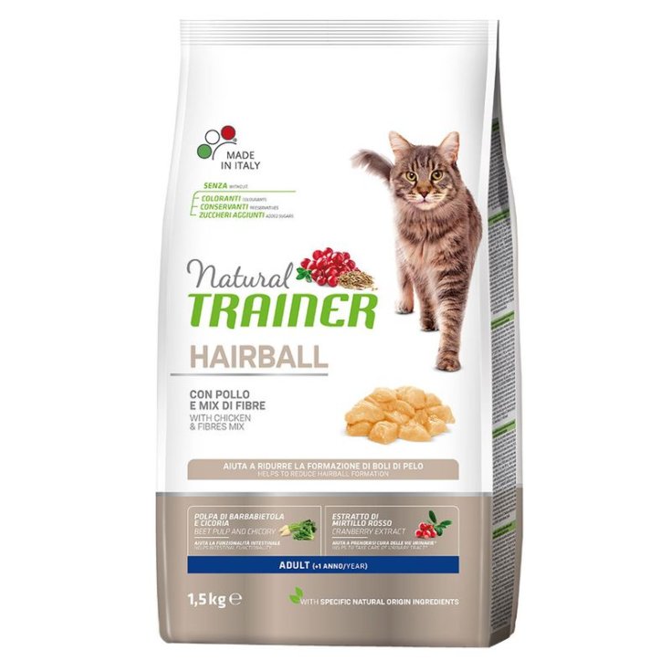 NF NATUREL CHAT ADULTE BOULE DE POILS POULET ZO