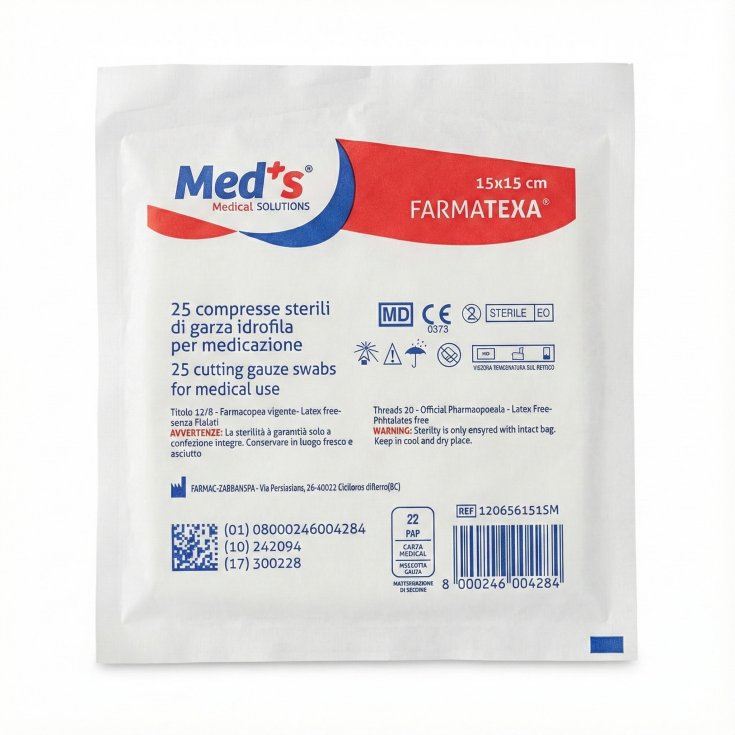 Gaze Meds St 12/8 15x15 25pcs