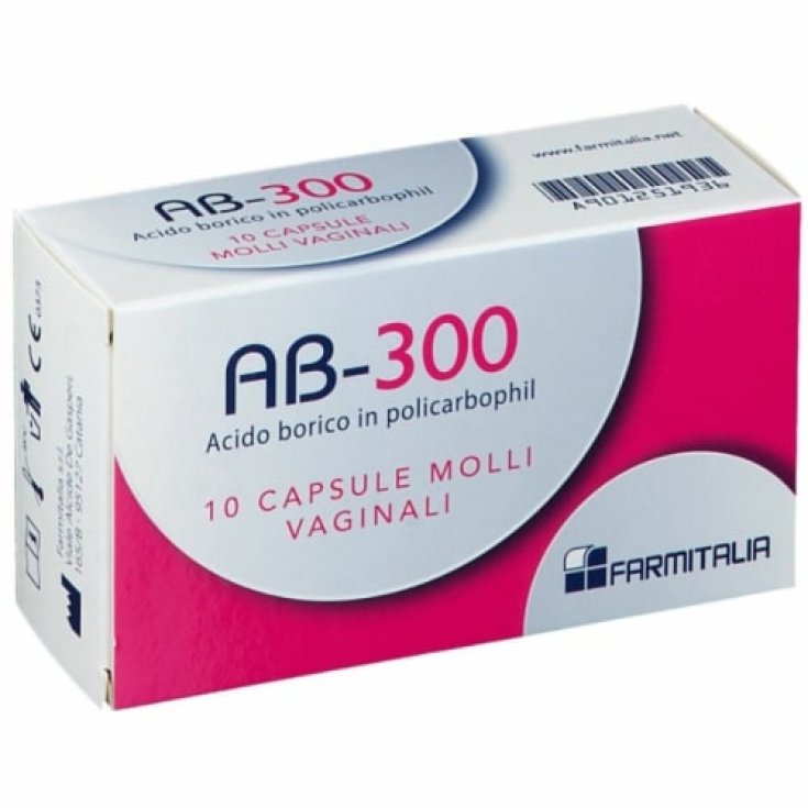 AB-300 Capsules Vaginale Farmitalia 10 Capsules Vaginales Molles