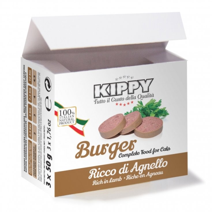 KIPPY BURGER RICHE EN AGNEAU 50GR X 3 P