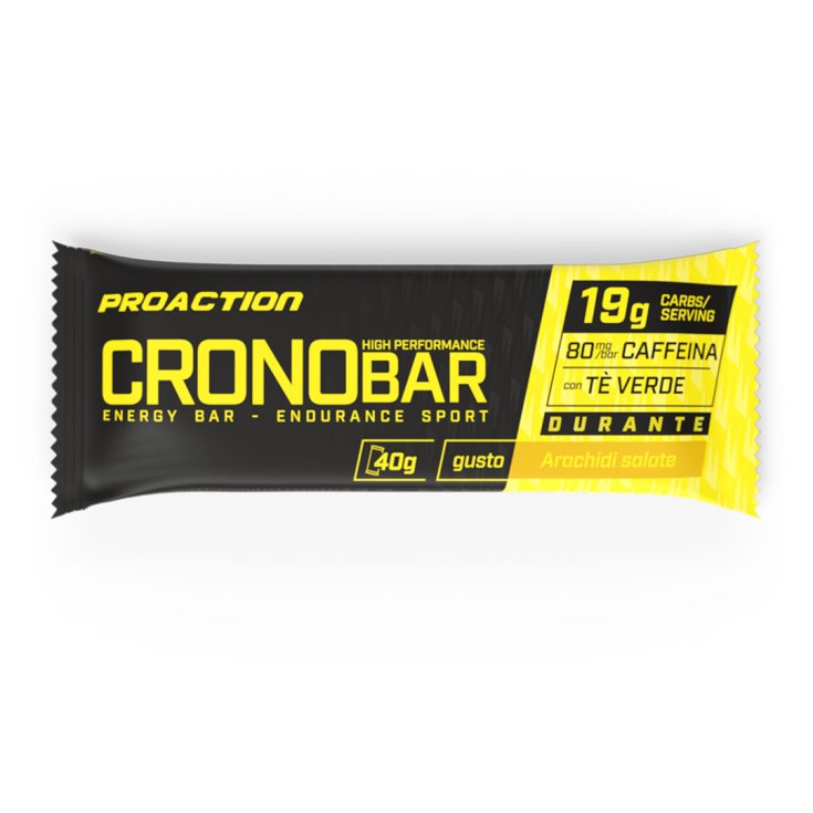 Crono Barre Cacahuètes ProAction 40g