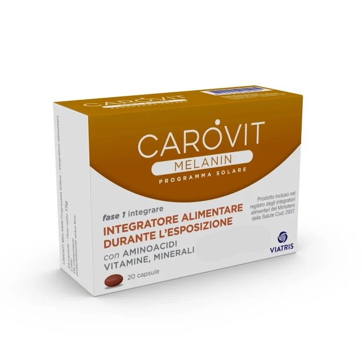 Carovit Mélanine Solare Viatris 20 Gélules