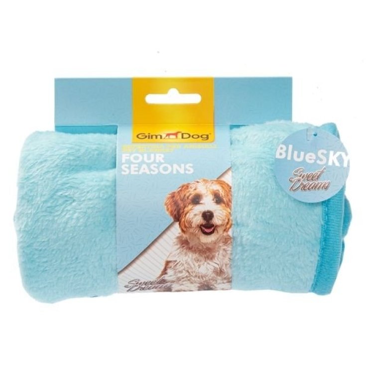 GIMDOG HOUSSE 60X90 BLEU CIEL