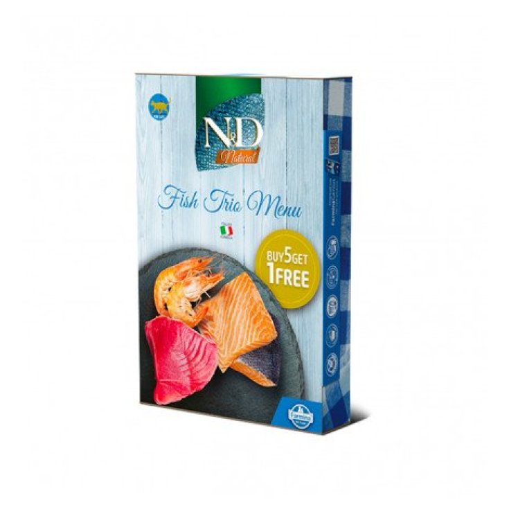 MENU TRIO DE POISSON NATUREL N&D 6PCS