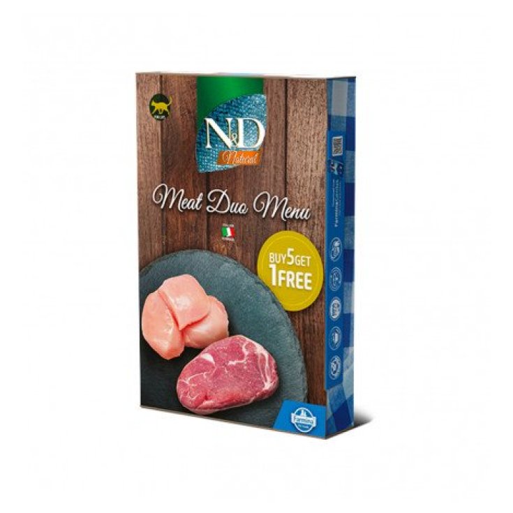 MENU DUO DE VIANDES NATURELLES N&D 6PCS