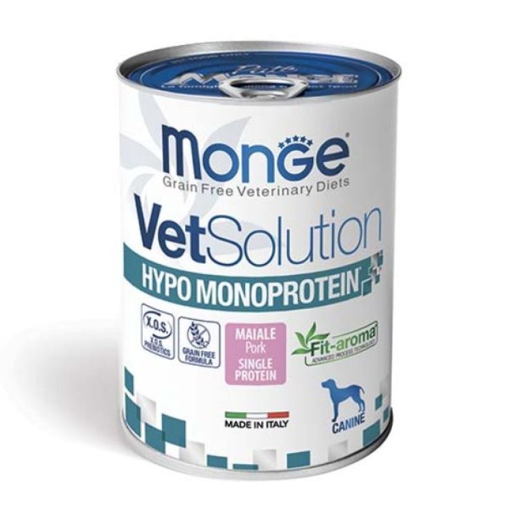 MONGE CHIEN VÉTÉRINAIRE HYPO PORC 400GR