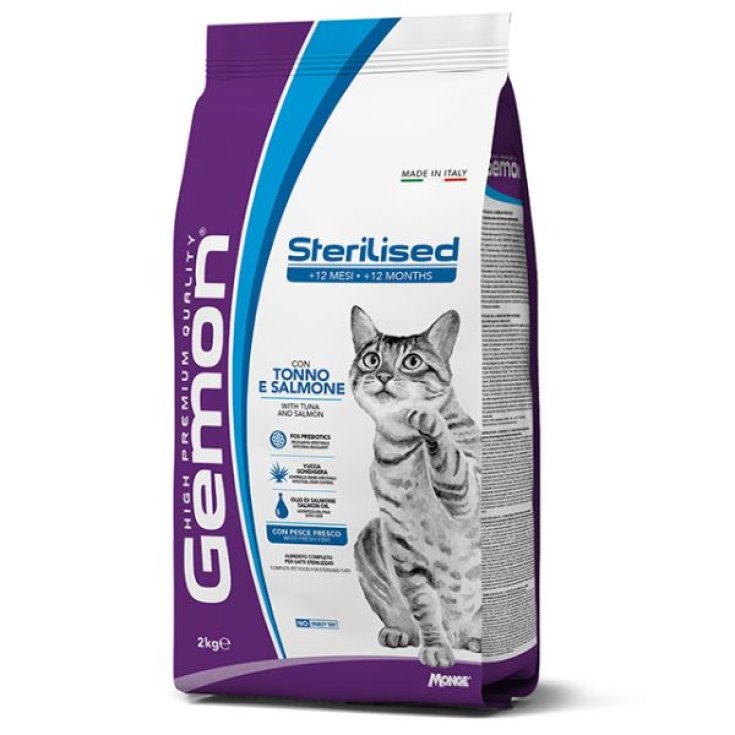 GEMON CAT STER THON ET SAUMON 2 KG