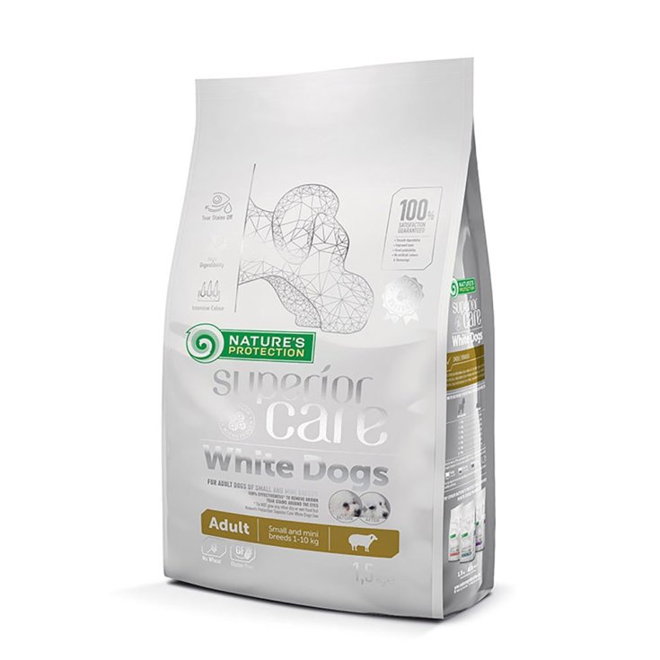 NP SC CHIEN BLANC AGNEAU A/PETIT 1.5KG