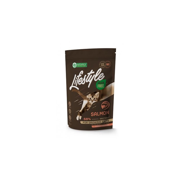 NP CAT LIFESTYLE GF CHATON SAUMON 400 GR