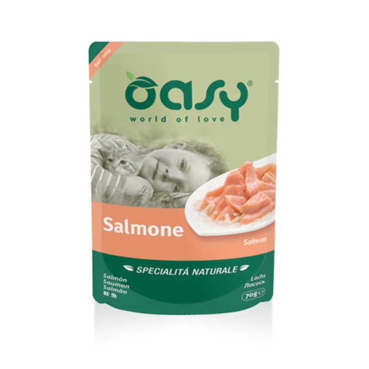 OASY WET CAT SAUMON 70G