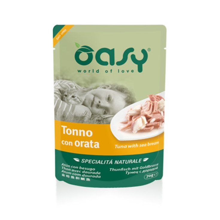 OASY THON HUMIDE CHAT À LA DORADE 70G