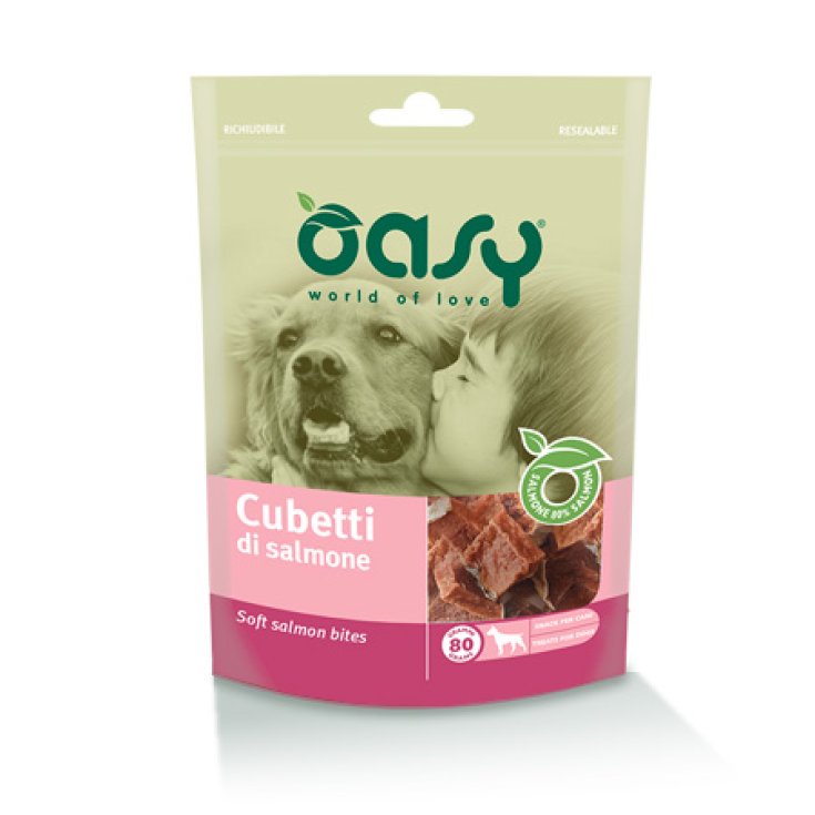 OASY SNACK CUBES DE SAUMON POUR CHIEN