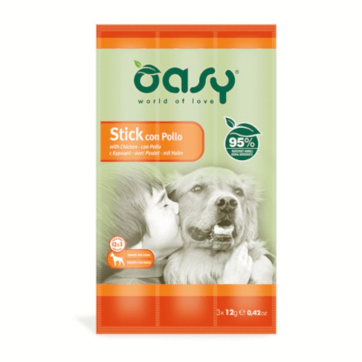 OASY SNACK BÂTON POUR CHIEN POLL3X12G