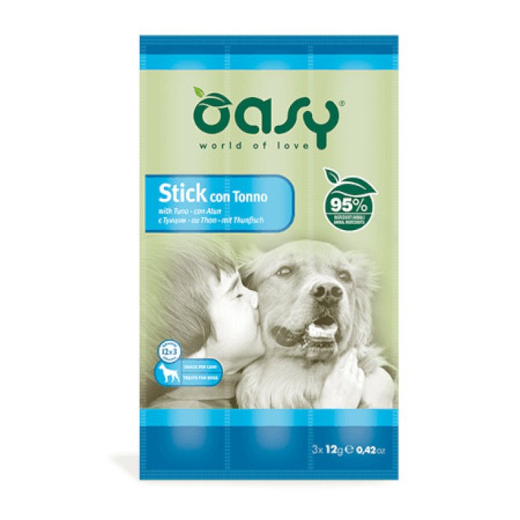 OASY SNACK BÂTON POUR CHIEN TONN3X12G