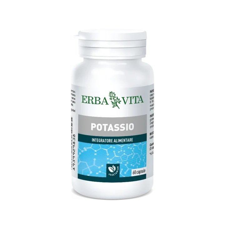 ErbaVita Minéraux Potassium Complément Alimentaire 60 Gélules