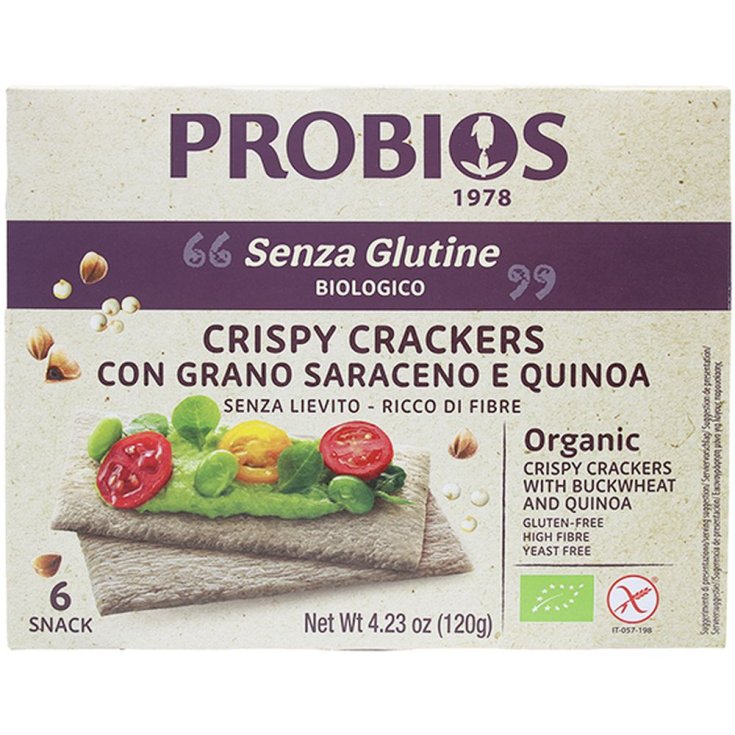 Autres Céréales Crackers Croustillants Aux Probios Sarrasin Et Quinoa 120g