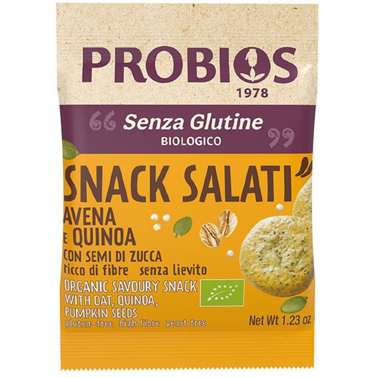 Autres Céréales Snacks Avoine Et Quinoa Aux Graines De Courge Probios 35g