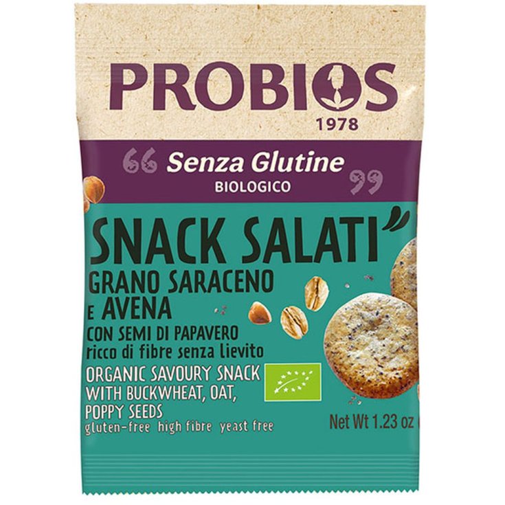 Autres Céréales Snacks Sarrasin Et Avoine Aux Graines De Pavot Probios 35g