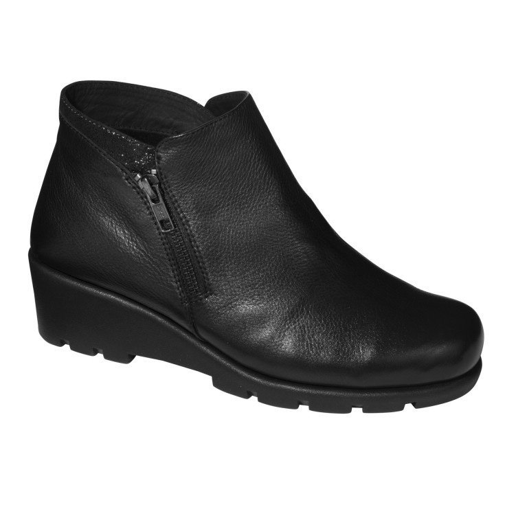Noale Cuir Tumbled Noir 36