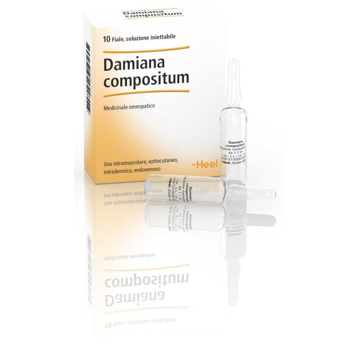 Testis Compositum N (Damiana Compositum) Talon 10 Ampoules De 2,2 ml