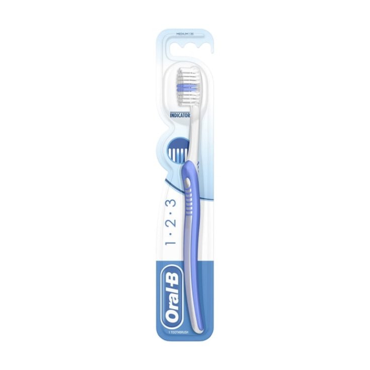 Brosse à dents manuelle Oral-B® 1 2 3 Indicator 35 Medium