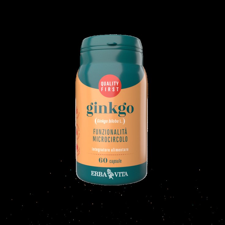 ErbaVita Gélules Monoplanta Ginkgo Complément Alimentaire 60 Gélules